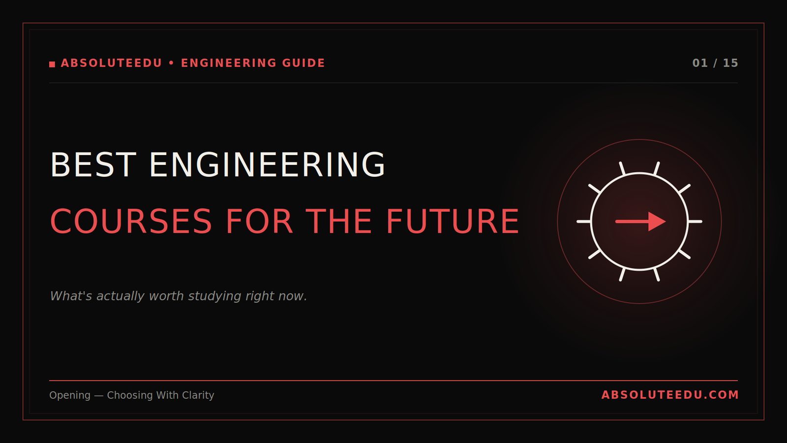 best engineering course for future